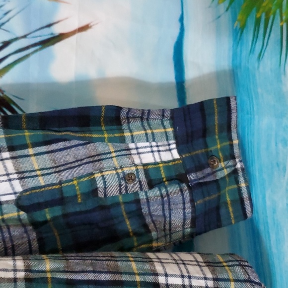 George men's Flannel Long sleeves Plaid shirt size XL NWT - Picture 4 of 5